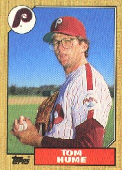 1987 Topps Baseball Cards      719     Tom Hume